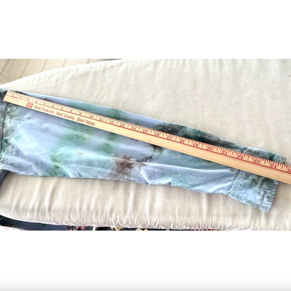 ENGINEERED GARMENTS Tie Dyed Button Down Band Collar Shirt - S - Picture 11 of 11